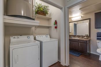 Washer/dryer included*